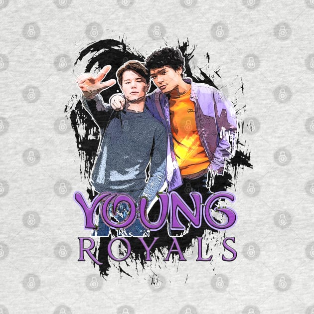 Simon and Wilhelm from the TV show - Young Royals by Color-Lab